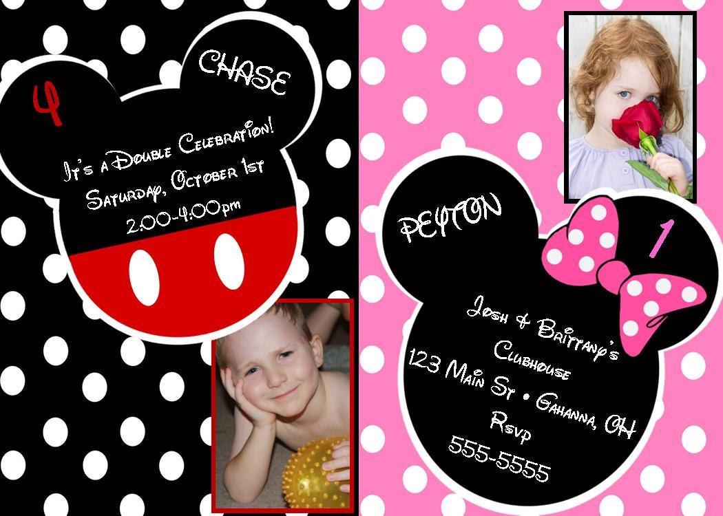 Minnie Mouse birthday invitation - DIY you print customized card by 2fungraphics Il_570xn