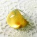 REDUCED Vintage Lucite Ring, Moonglow Lucite Plastic Fantastic Sunglow Gold Bubble Lucite US7 Plastic Ring