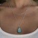 BESTSELLER- Mystically Gorgeous  Natural Turquoise Goddess Layer Necklace- STERLING