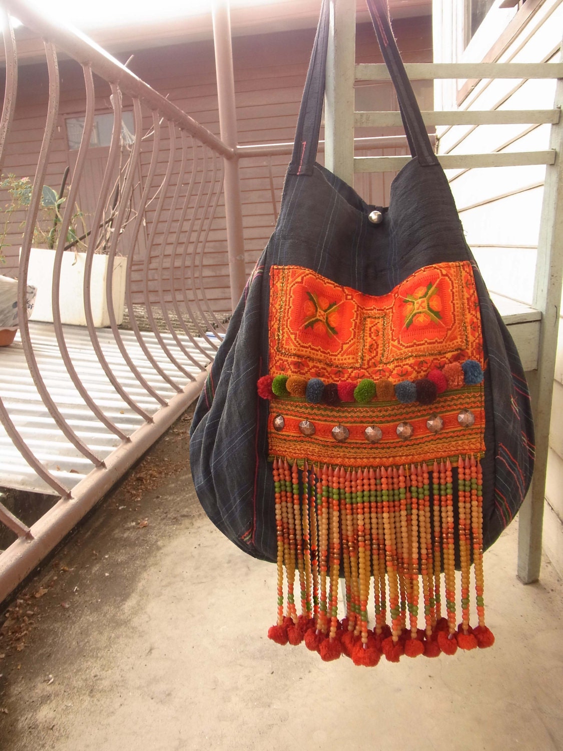 Gypsy slouch fringe bag