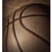 Free Throw, 8x10 warm toned, still life study, Fine art Photograph of a Basketball