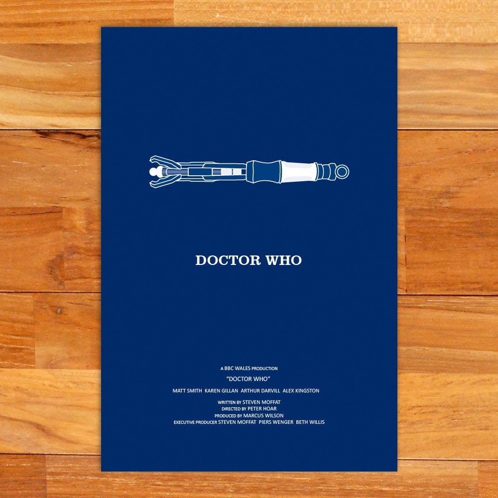 Doctor Who alternative television poster - 12" x 18" (Made to order)