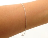Delicate Silver Bracelet, Thin and feminine, Minimum Jewelry,  Triple rope Chain, everyday jewelry - Fifi LaBonge-