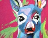 A Young Deer painting 11x14 inches