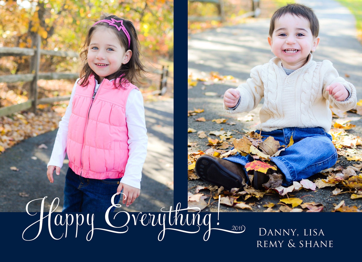 NAVY Chevron PHOTO Holiday Card: Hanukkah, Custom printable Il_570xn