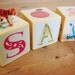 Personalized alphabet blocks - custom name blocks