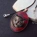 Cast Cement Stone Owl Necklace ooak