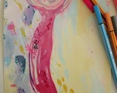 Original illustration-Japanese sea.