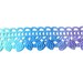 Lace Bracelet Ombre Jewelry Cuff - Aqua Blue Purple - Customizable Colors - Lace Fashion