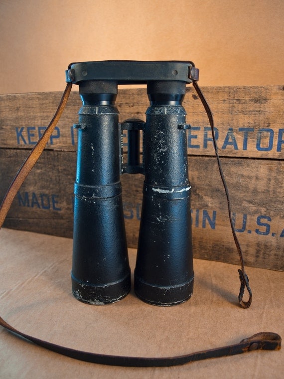 Antique German WWII Binoculars Hensoldt Wetzlar bmj by rouilly