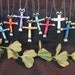 5 Disciple's Cross Necklaces - SPECIAL PRICE ... any 5 color combinations.....(includes SHIPPING)