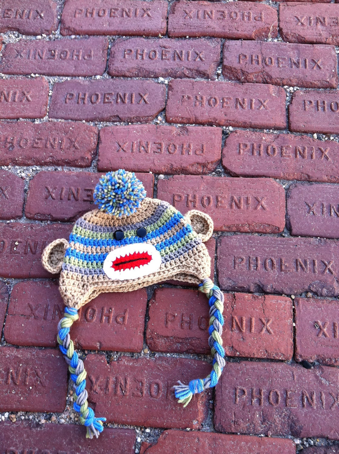 Boy Sock Monkey Hat