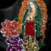 Stunning Sequins Guadalupe/ Virgin Mary Black Handbag/Purse