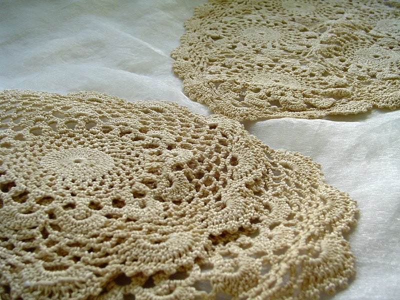 Doilies Hand Embroidered Set Of 3