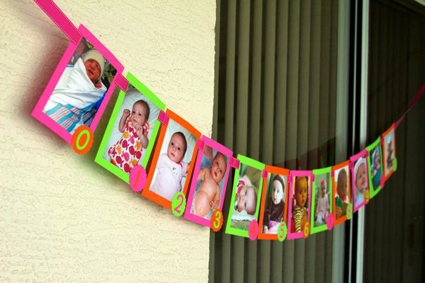 12 Month Photo Banner - Summer Fun