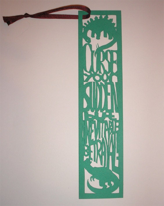 Papercut Bookmark Firefly Serenity Dinosaurs Curse
