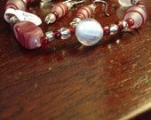 Valentine's bracelet & earring set