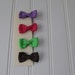 Toddler or baby Girl's set of 4 tiny hair bows, great every day hair bows