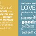 Clearance -- (30% off) 2 8x10 Scripture Prints - Set of Two - READY TO SHIP- home decor wall artwork.