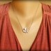 Pinwheel Necklace in Matte Silver