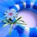 Tu Tu Wreath made of tulle for a little girls room, baby nursery