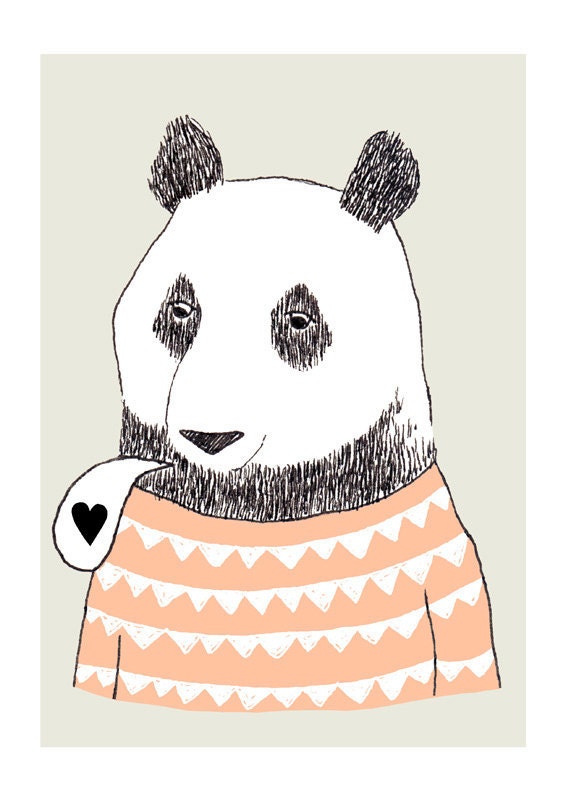 Bear - print  - 8 x 11.5 - A4