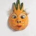 Paper mache cipollino mask