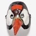 Paper mache bird mask