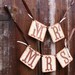 Burlap Banner Mr Mrs Wedding Banners Chair Signs