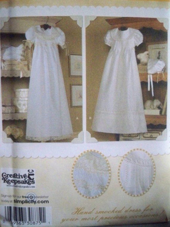 baptism dress patterns