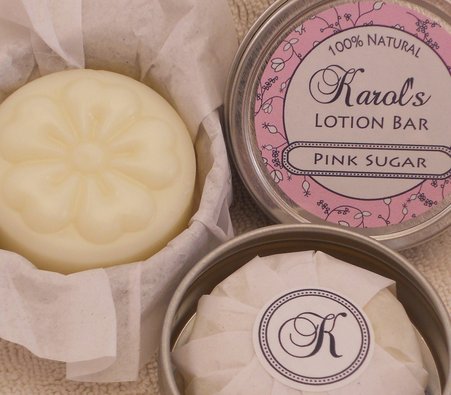 Solid Lotion Bar - Pink Sugar