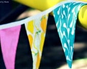 Lemonberry fabric BANNER.  Use as a PHOTO Prop, decor at a birthday PARTY, baby or wedding shower.  Custom orders welcome.