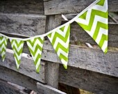 Chevron Fabric Garland - Several color options to choose from.  Perfect Photo Prop, party or room decor.