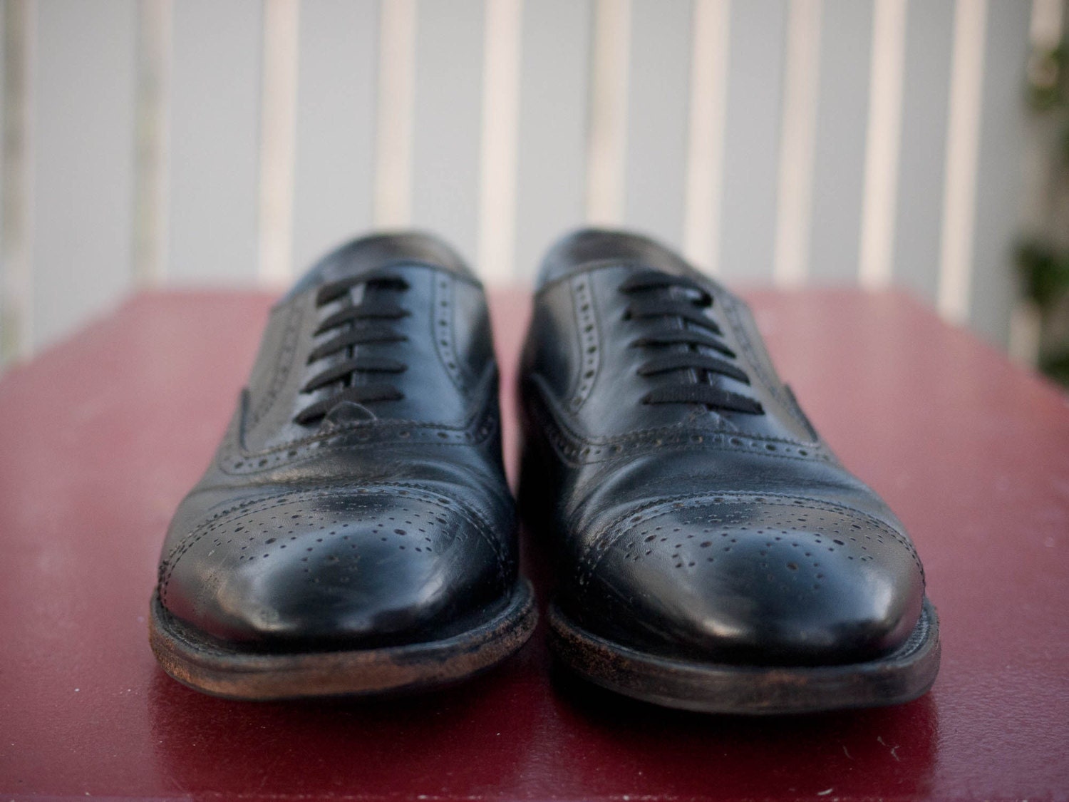 Wright - Men's Cap Toe Brogues - 8.5 - Made in the USA