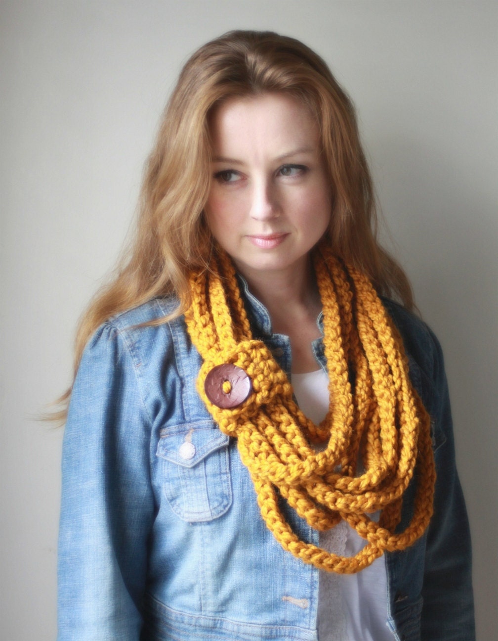 Octavia - Crochet PATTERN ONLY - Wrapped Neckwarmer