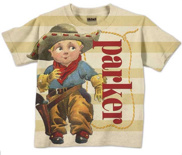 Cowboy Toddler Shirt, Personalized Western T-Shirt, Birthday Boy Tee