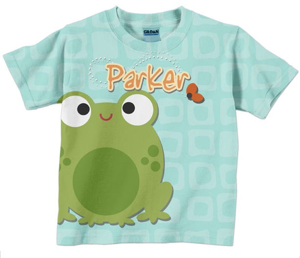 Personalized Frog Shirt, T Shirt Top
