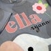 Personalized Baby Onesie, Elephant Polka Dot, Custom Infant Onesies