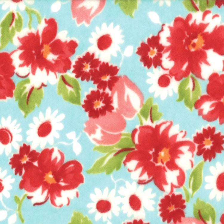 Bonnie & Camille, FLANNEL Quirky AQUA