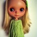 Handmade Short Mantis Green Gauze Ophelia Dress for Blythe or Skipper