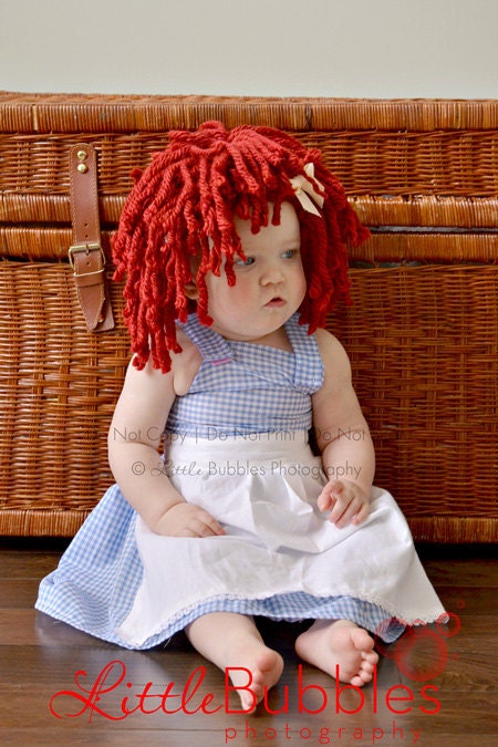Raggedy Ann Dress Costume babies girls sizes 0 months-3T girls