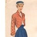 New Look late 1940s kimono-sleeved bolero pattern -- McCall 7570