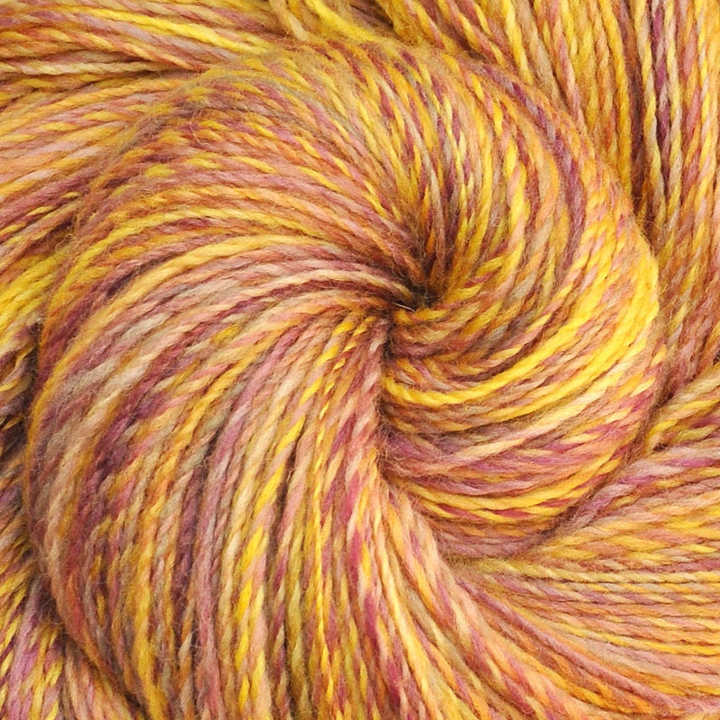 Handspun yarn - CARNIVALE - handpainted Merino x Corriedale wool, fine sport weight. 460 yds.
