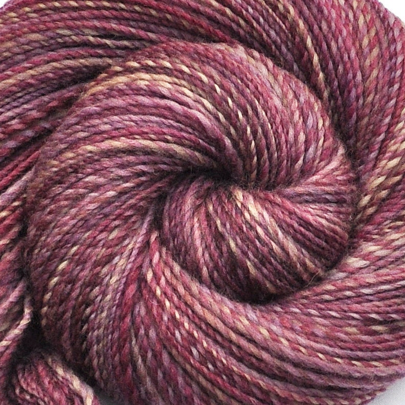 Handspun yarn - HEIRLOOM - Handpainted Falkland wool yarn, DK weight, 290 yards