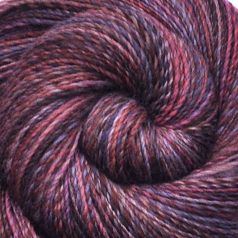 Handspun yarn - DIONYSUS - Handpainted Falkland wool, fingering weight, 410 yards