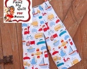 Pants Pattern PDF INSTANT DOWNLOAD, Boys and Girls Simple Lounge Pants Sewing Tutorial Pdf sizes 6m through to 8 years "Lounge Pants"