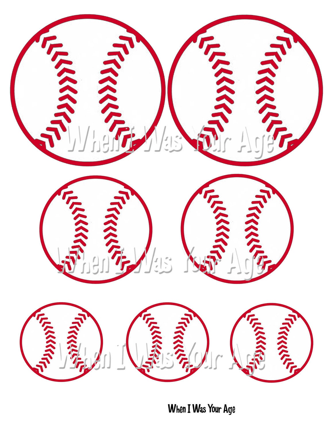 Printable Pictures Of Baseballs