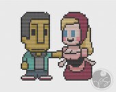 Abed and Hilda - 8-bit Community (Printable PDF Pattern)