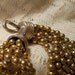 Vintage Givenchy Multi Strand Silver Tone Beaded Choker Necklace