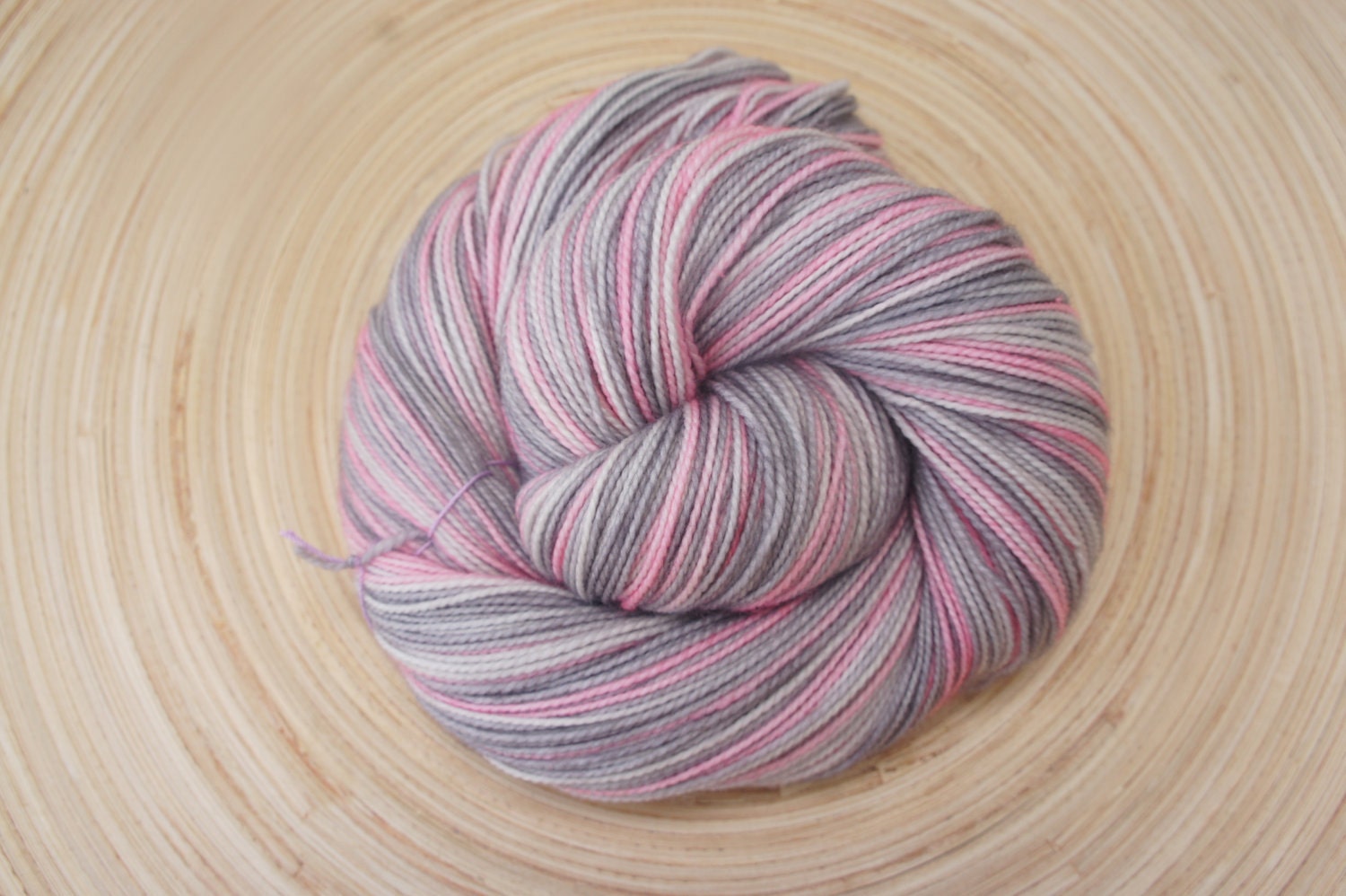 Schrödinger's Cat...In Toula, Self Striping, 80/20 SW Merino and Nylon, Fingering Sock weight